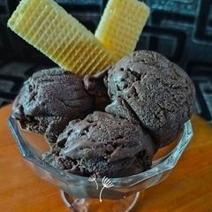 A picture of Chocolate Gelato.
