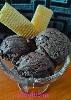 A picture of Chocolate Gelato.