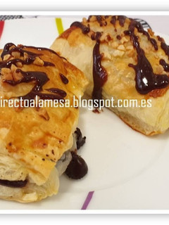 Una foto de Cañas de chocolate