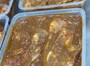 Gambar Kambing Perap Sos Perang (Barbeque / Food Prep)