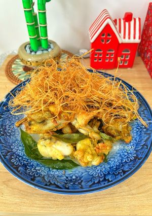 Hình của món Ếch Núp Rơm (Ếch Núp Lùm).