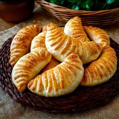 A picture of Golden Baked Empanadas.