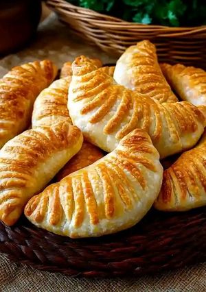 A picture of Golden Baked Empanadas.