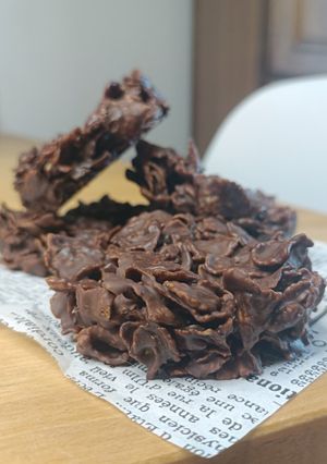 Une photo de 🍫Roses des sables aux chocolats noirs