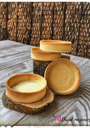 Una foto de 📝 Tartaleta masa sablé blanca