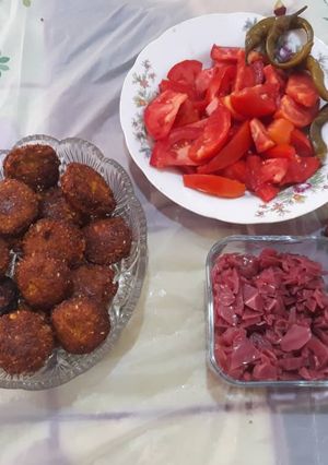عکسی از دستور فلافل کنجدی من 😋