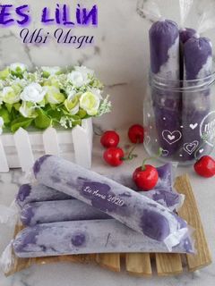 Foto resep Es Lilin Ubi Ungu