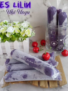 Foto resep Es Lilin Ubi Ungu