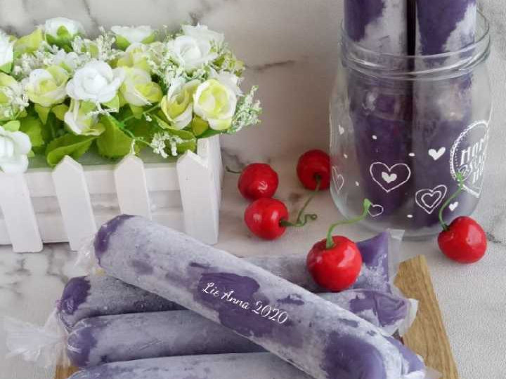 Cara Gampang Menyiapkan Es Lilin Ubi Ungu yang Bisa Manjain Lidah