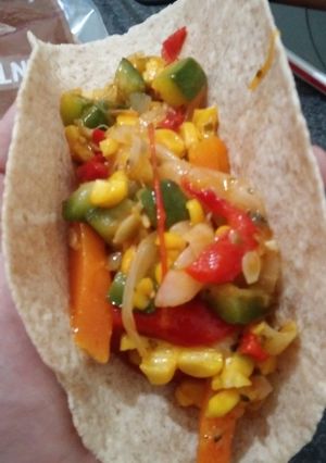 Una foto de Tacos veganos
