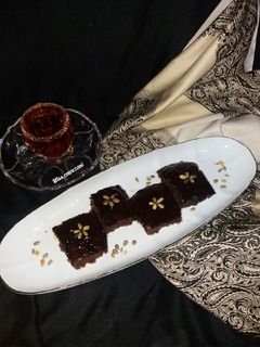 عکسی از دستور کیک خیس شکلاتی (بدون تخم مرغ🥚)