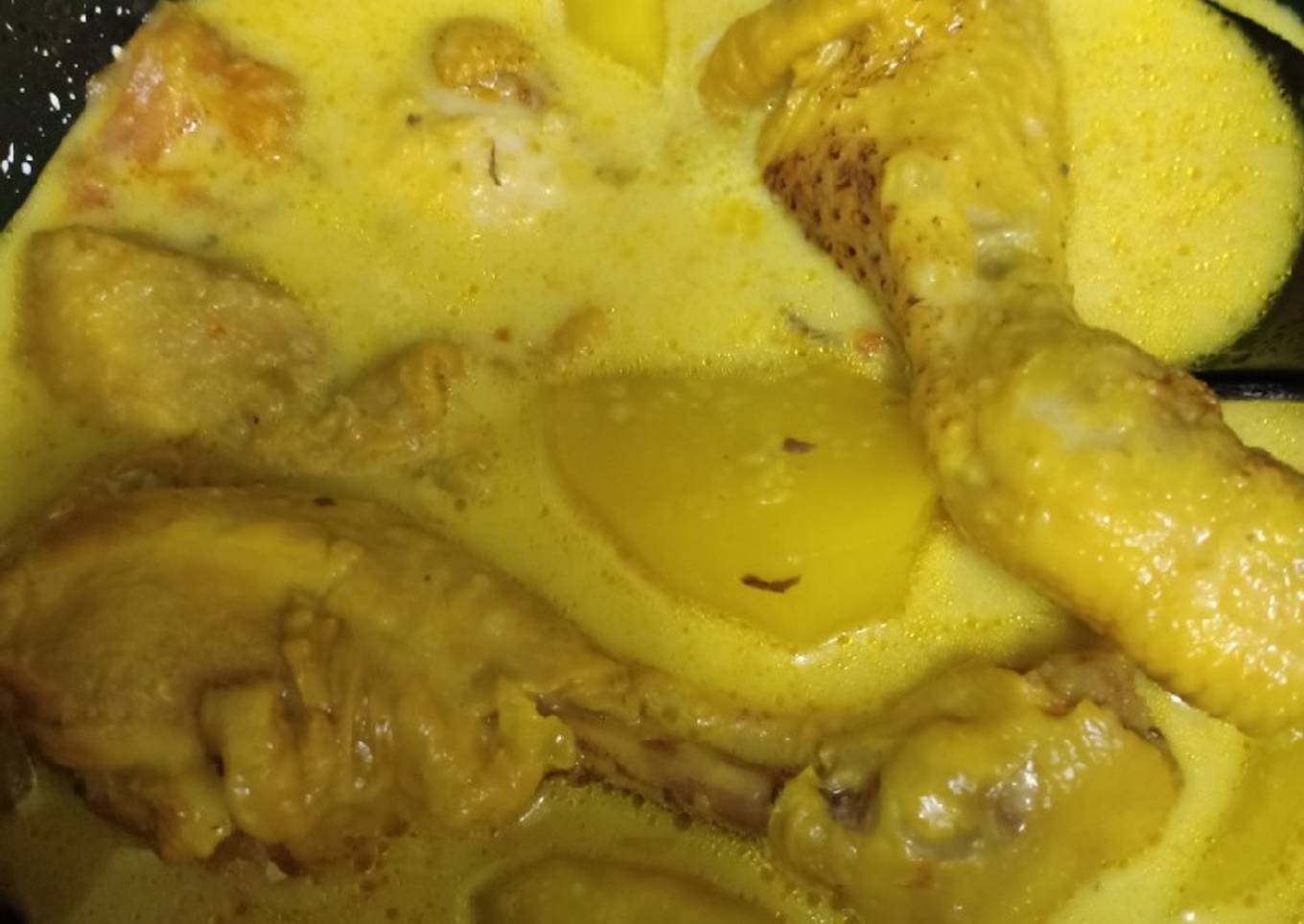 Siapkan ayam cabai lemak