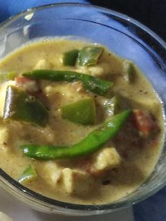 ক্যাপ্সিকাম পনির (Capsicum paneer recipe in Bengali) রেসিপির প্রধান ছবি