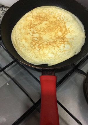 Una foto de Panqueques en un simple paso!