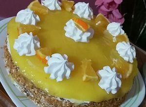صورة لوصفة كيكة البرتقال الشهية 🍊🍊🍊🍊🍊