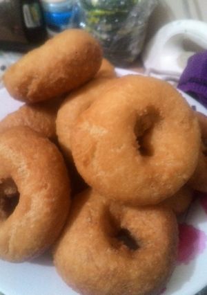Foto resep Donat empuk tanpa kentang