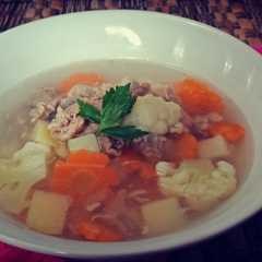 A picture of Sop daging.