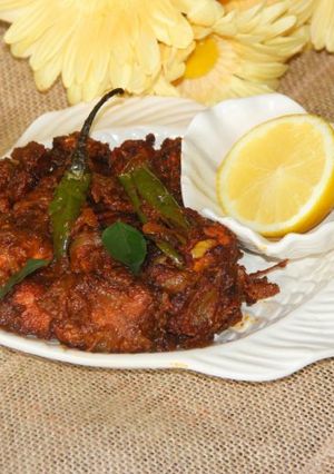 A picture of Malabari Salmon Roast.