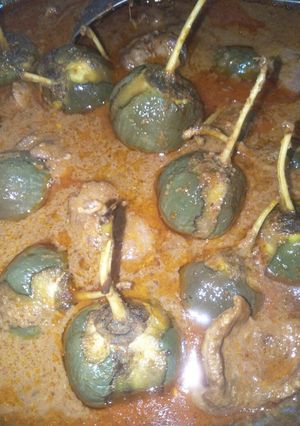 Foto resep Terong + hati ayam bumbu kacang ala dapur Q