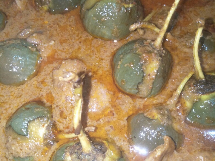 Ini dia! Bagaimana cara membuat Terong + hati ayam bumbu kacang ala dapur Q  sedap