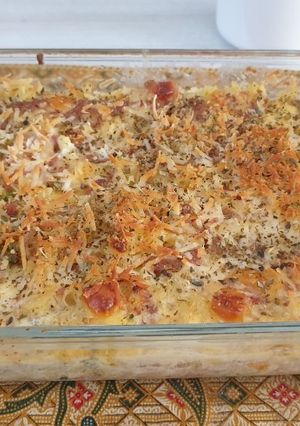 Foto resep Macaroni schotel panggang super cheesy
