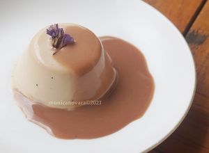 Foto resep Earl Grey Panna Cotta / pannacotta with Milk Chocolate Sauce