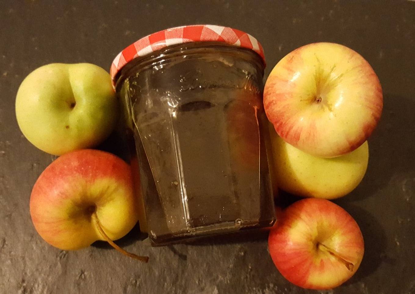 Gelée de pommes à la vanille