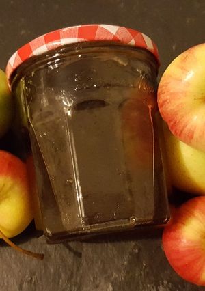 Une photo de Gelée de pommes à la vanille
