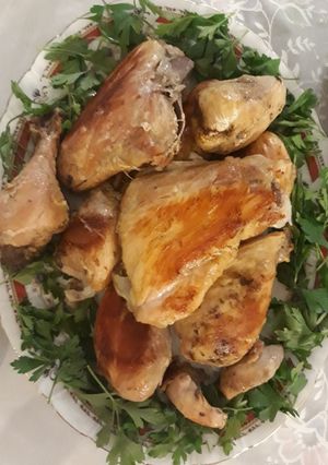 عکسی از دستور مرغ و سبزیجات