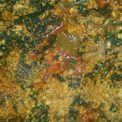 A picture of Peppery egusi soup.