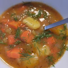 A picture of Easy veggie soup.