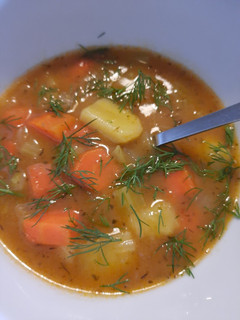 A picture of Easy veggie soup.