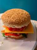 Chicken Βurger 🍔 Cheeseburger