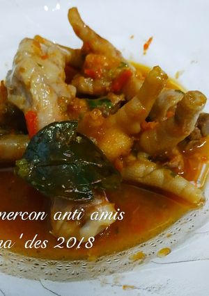 Foto resep Ceker mercon anti amis