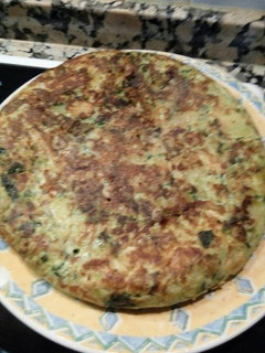 Una foto de Tortilla de espinacas