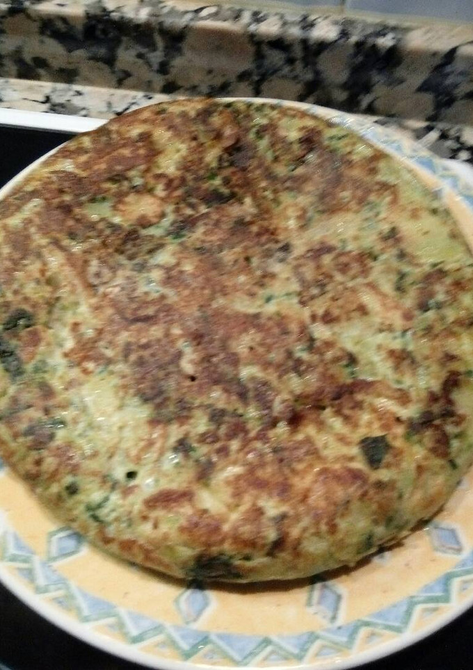 Una foto de Tortilla de espinacas