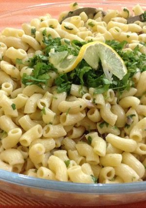 صورة لوصفة معكرونة بالجبن 🍝