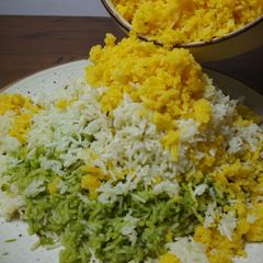 A picture of Tricolour Rice.