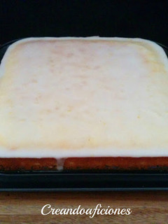 Una foto de Brownie de limón