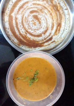 A picture of Akka's dosa chutney.