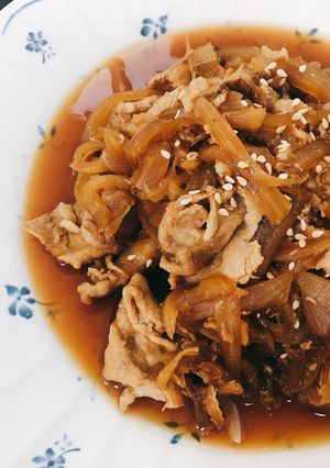 薑汁燒肉-美善品食譜 的食譜成品照片