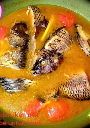Foto resep Asam pedas ikan nila tanpa cabe (variasi masakan ikan utk anak)