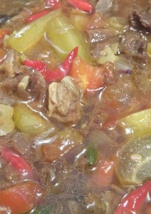 Foto resep Garang Asam Pedas Daging