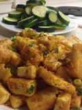 Đậu hũ chiên xả ớt