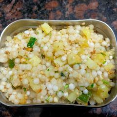 A picture of Sabudana Khichdi.
