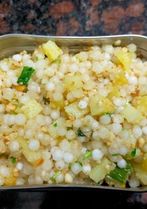 A picture of Sabudana Khichdi.