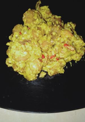Foto resep Udang crispy saus telur asin
