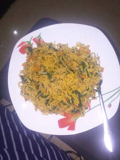 A picture of Supper yummy noodles contest.i so much love indomie.