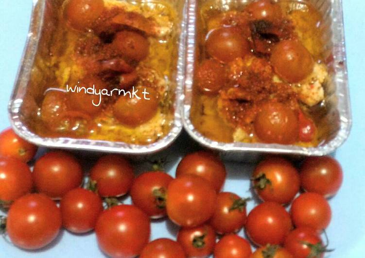 Resep Ayam Kukus Tomat Cerry (Program Diet) yang Bikin Ngiler