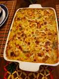معكرونة بصلصة الباشاميل Pasta with bechamel sauce